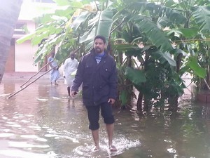 Ilayaraja Helps Flood Victims in Chennai Photos